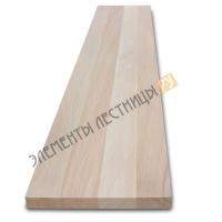Мебельный щит из бука 40х600х1500 мм АА Цельноламельный